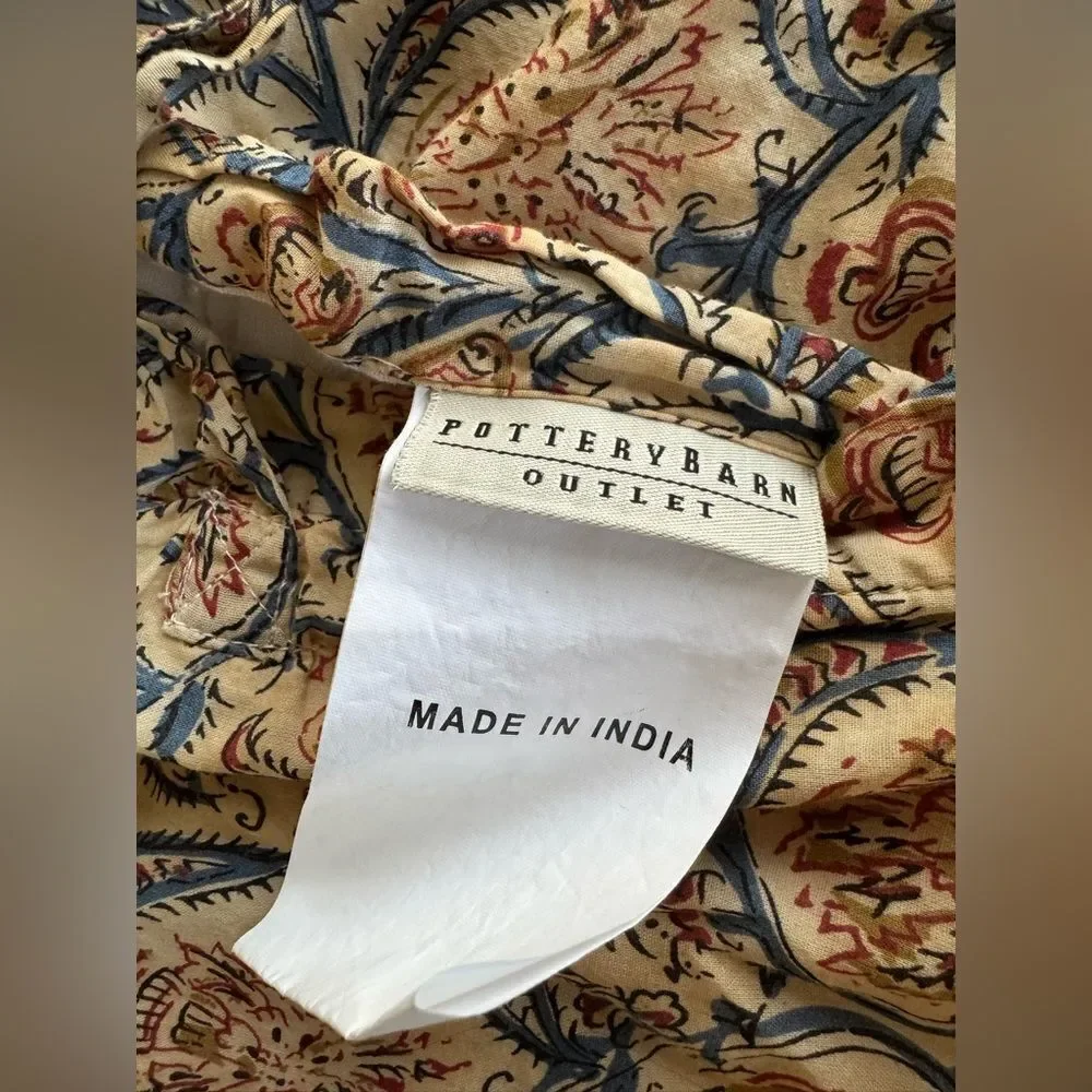 Pottery Barn Euro Floral Sham